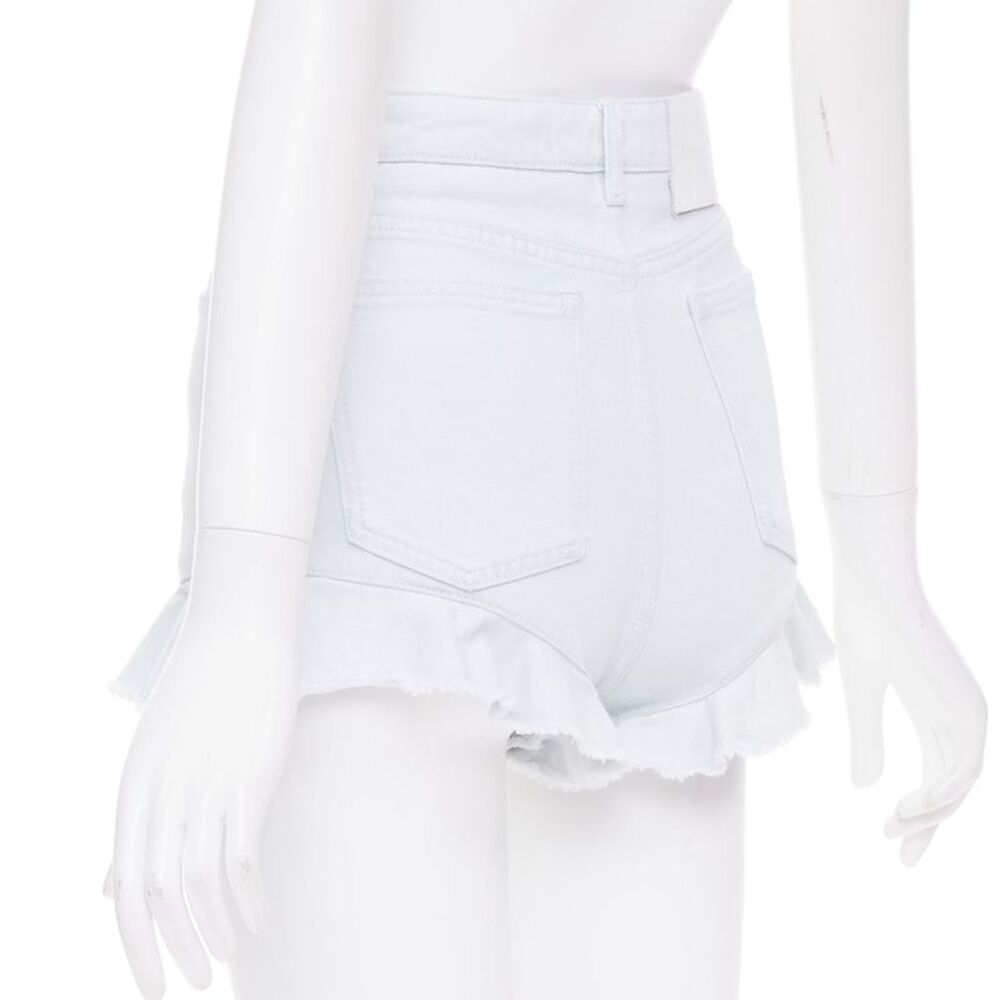 Msgm Ruffle Hem Mini Shorts - Picture 6 of 9
